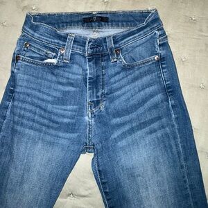 7 For All Mankind DOJO Light Wash Boot Cut Jeans